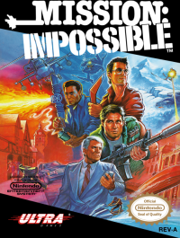 Mission Impossible PAL NES box art