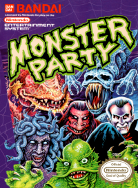 Monster Party NES  box art