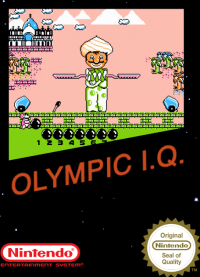 Olympic IQ PAL NES PAL box art
