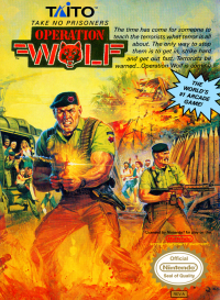 Operation Wolf PAL NES PAL box art