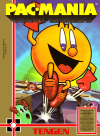Pac-Mania NES US box art