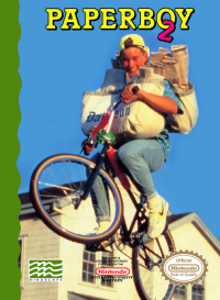 Paperboy 2 NES  box art