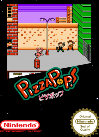 Pizza Pop NES  box art