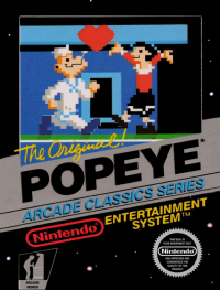 Popeye NES US box art