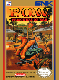 POW Prisoners of War NES US box art