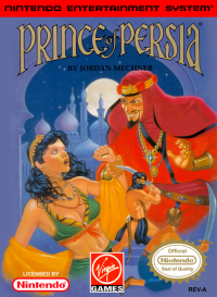 Prince of Persia NES US box art