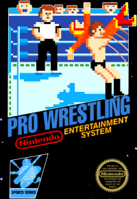Pro Wrestling NES US box art