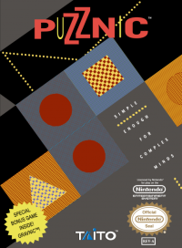 Puzznic PAL NES PAL box art