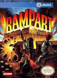 Rampart NES US box art