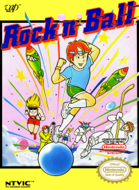 Rock 'n Ball NES US box art