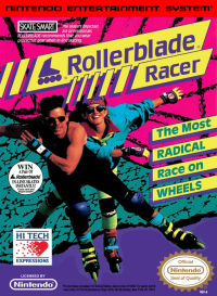 Rollerblade Racer NES US box art