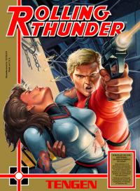 Rolling Thunder NES  box art