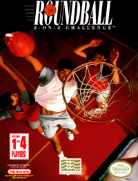 Roundball 2-on-2 Challenge PAL NES  box art