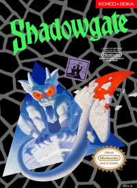 Shadowgate PAL NES box art