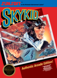 Sky Kid NES  box art
