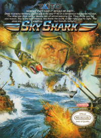 Sky Shark NES box art