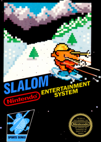 Slalom NES US box art