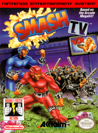 Smash TV NES US box art