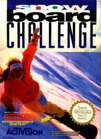 Snowboard Challenge PAL NES PAL box art