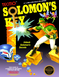 Solomon's Key NES US box art