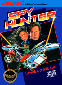 Spy Hunter NES US box art