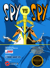 Spy vs. Spy NES US box art