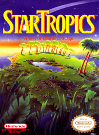 Star Tropics NES US box art