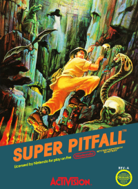 Super Pitfall NES US box art