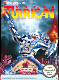 Super Turrican PAL NES PAL box art