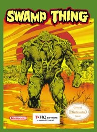 Swamp Thing NES US box art
