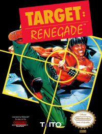 Target Renegade NES US box art
