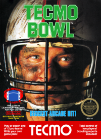 Tecmo Bowl NES US box art