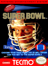 Tecmo Super Bowl NES US box art