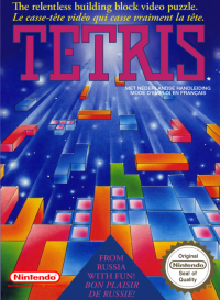 Tetris PAL NES PAL box art
