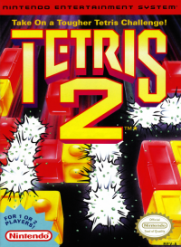 Tetris 2 NES US box art