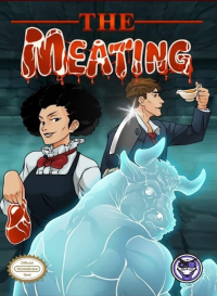 The Meating NES  box art