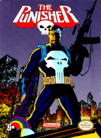 The Punisher NES US box art