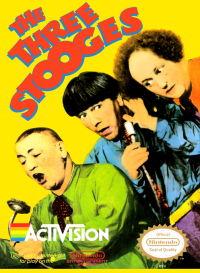 The Three Stooges NES box art