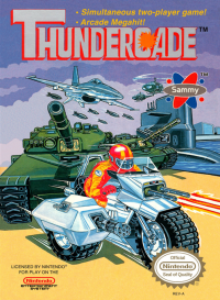 Thundercade NES  box art