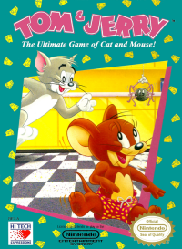 Tom and Jerry NES US box art