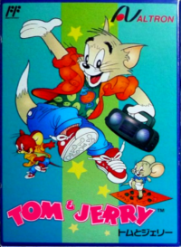 Tom & Jerry Famicom  box art