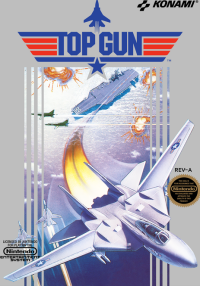 Top Gun PAL NES PAL box art
