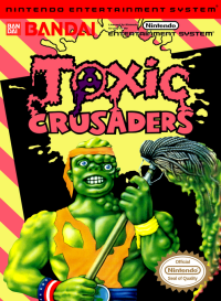 Toxic Crusaders NES  box art