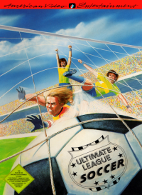 Ultimate League Soccer NES US box art