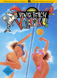 Venice Beach Volleyball NES  box art