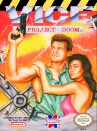 Vice Project Doom NES US box art