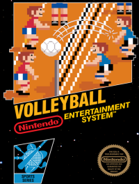 Volleyball NES  box art