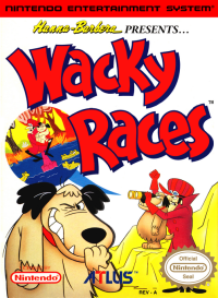Wacky Races NES US box art