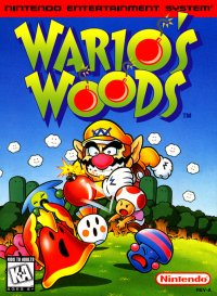Wario's Woods NES  box art