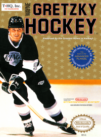 Wayne Gretzky Hockey NES US box art